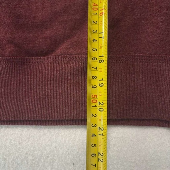 Ariat Desert Ride Sweatshirt Women's S Burgundy Crew Neck Pull Over Top Cowgirl - Picture 7 of 8